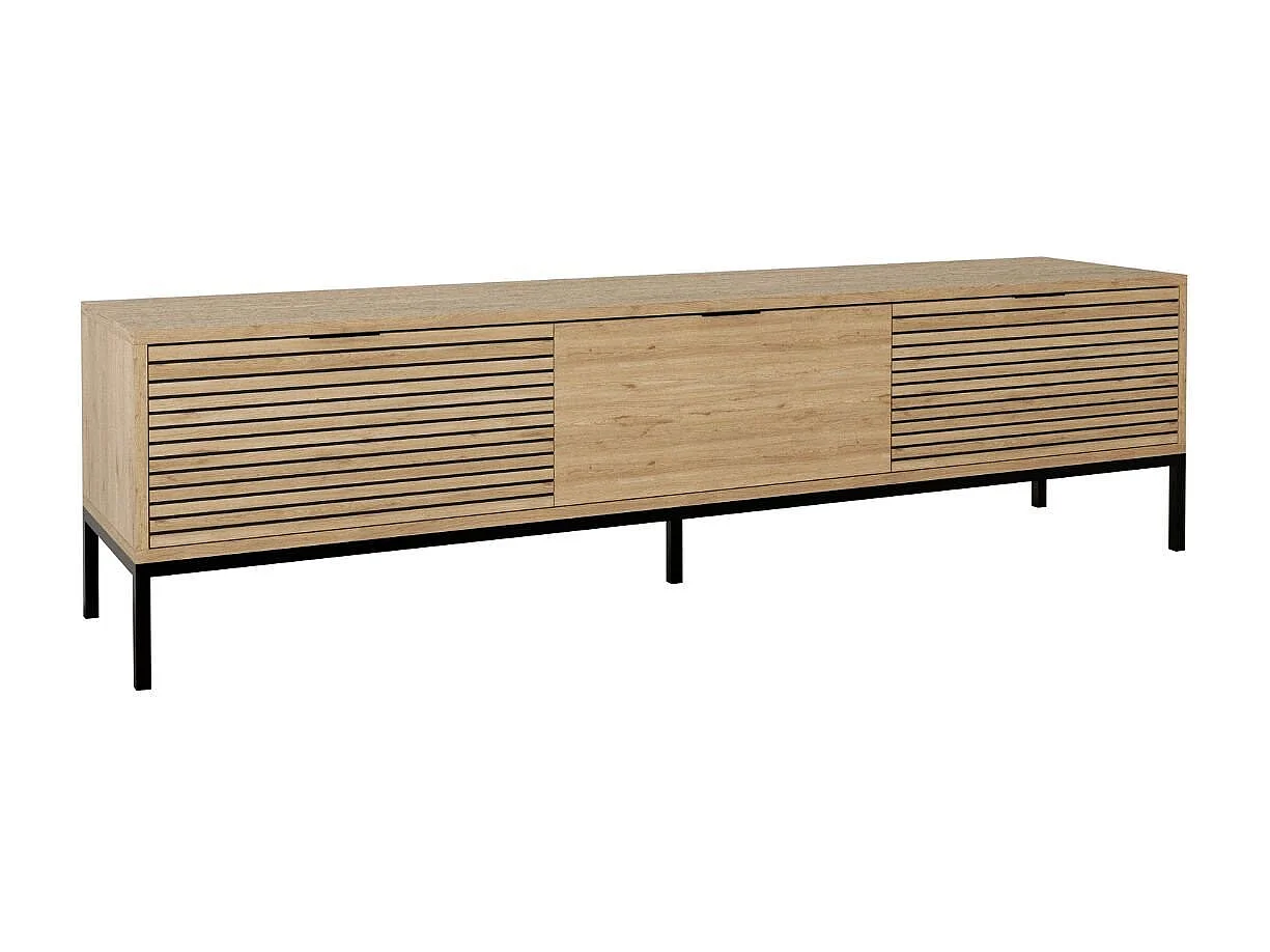 TV-Möbel mit 3 Schubladen und Metallfüßen Ariel - L180 cm