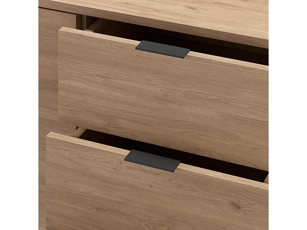 Buffet 2 portes 3 tiroirs  Ariel - L140 cm