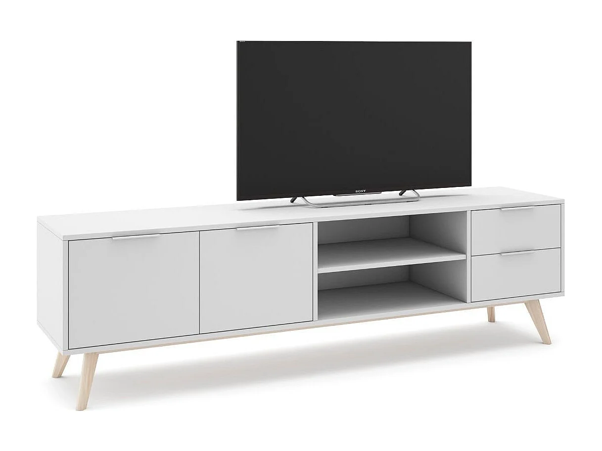 TV-Möbel 2 Türen, 2 Schubladen, 2 Fächer L180 cm - Campus