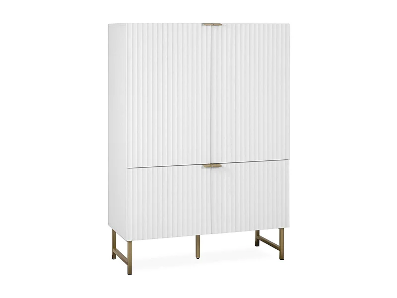 Buffet Haut 4 Portes L100 x H142 cm - GLASGOW