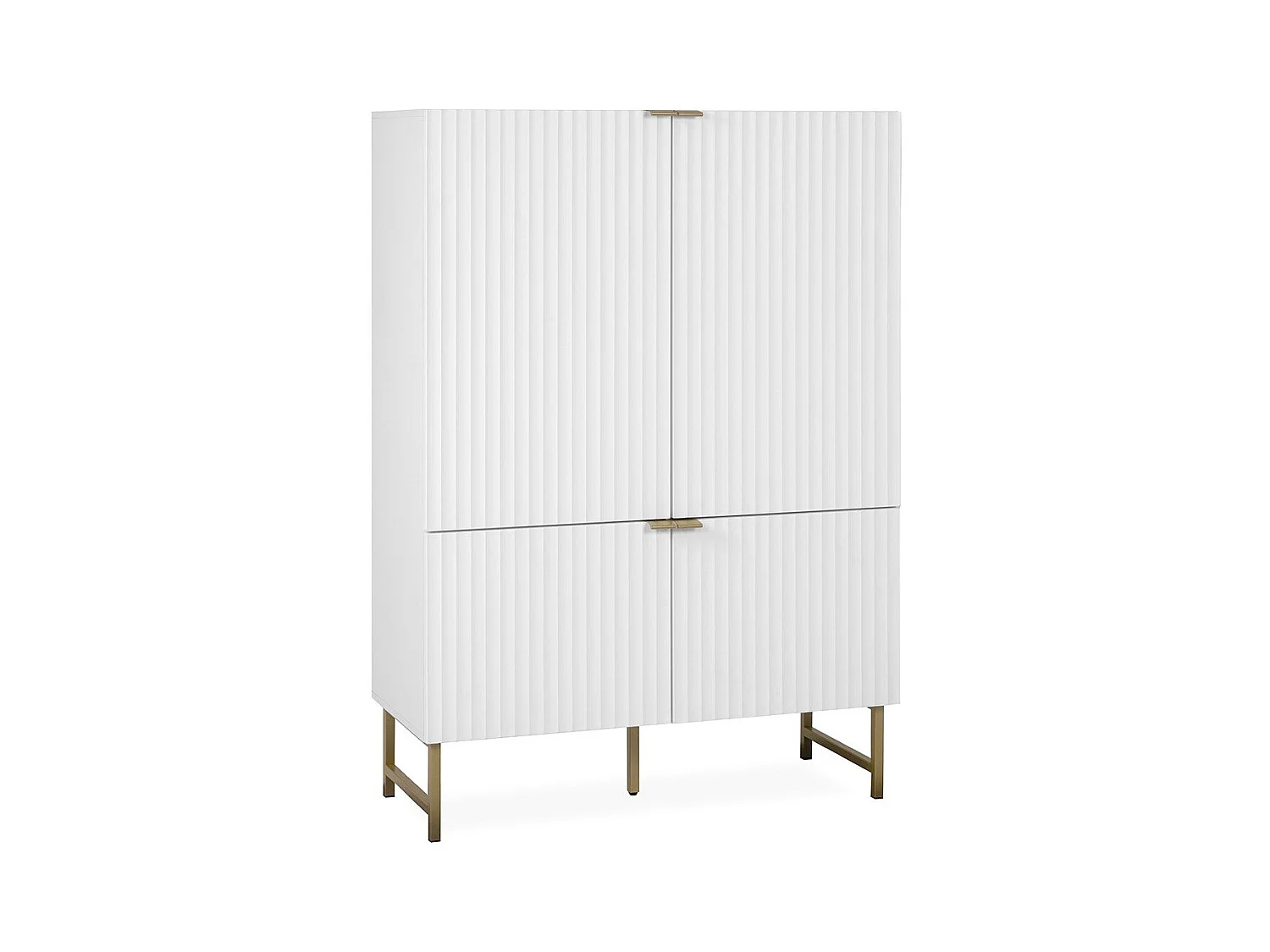 Buffet Haut 4 Portes L100 x H142 cm - GLASGOW