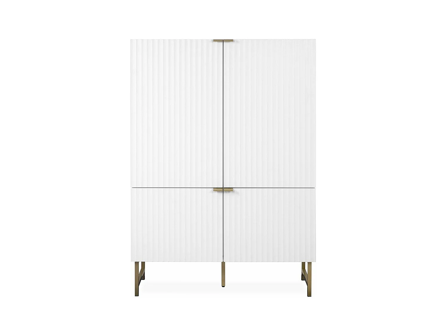 Buffet Haut 4 Portes L100 x H142 cm - GLASGOW