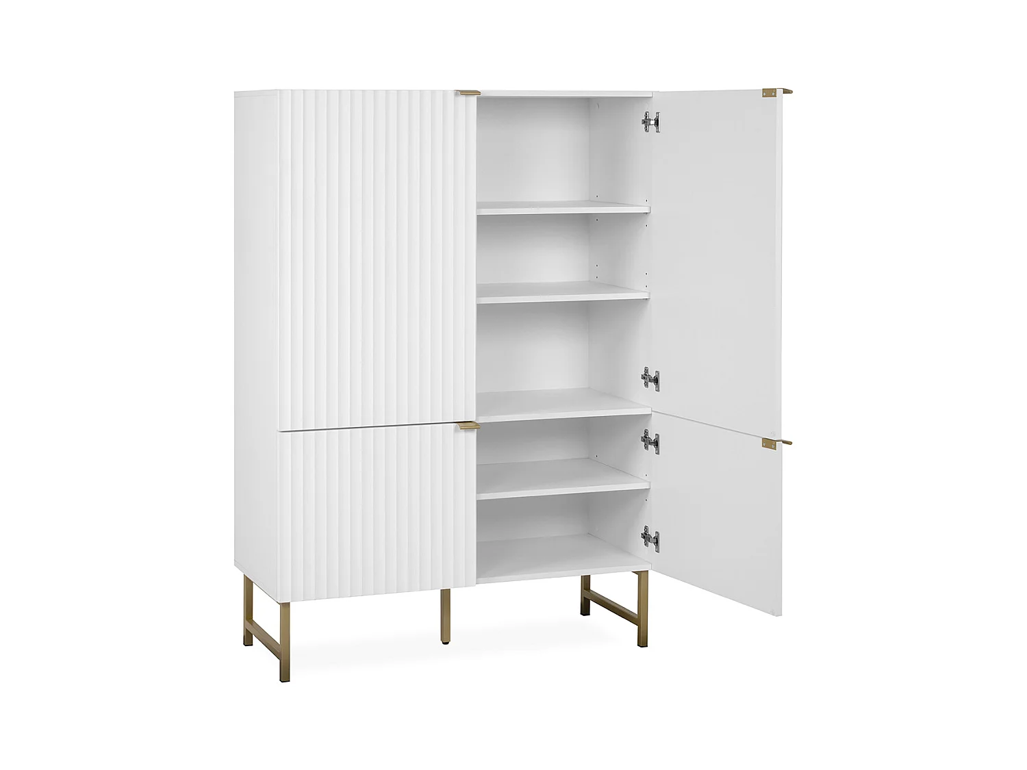Buffet Haut 4 Portes L100 x H142 cm - GLASGOW