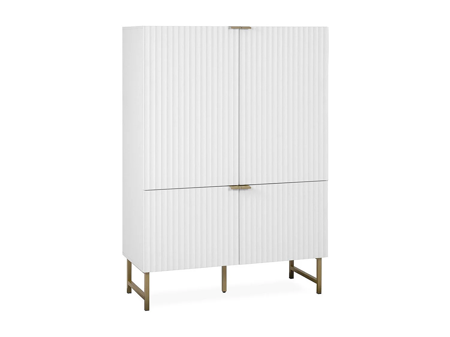 Highboard 4 Türen L100 x H142 cm - Glasgow