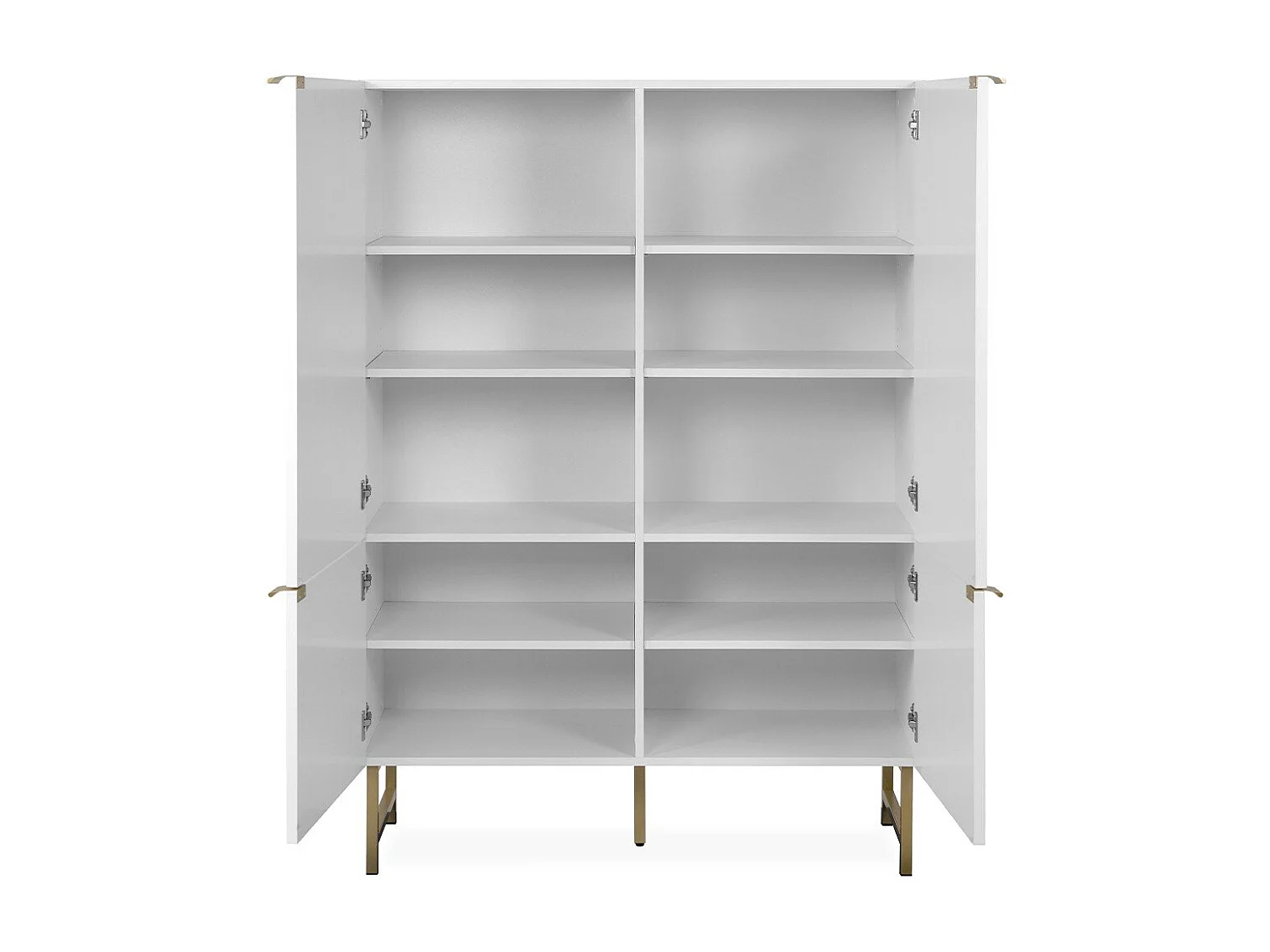 Highboard z 4 drzwiami W100 x H142 cm - GLASGOW