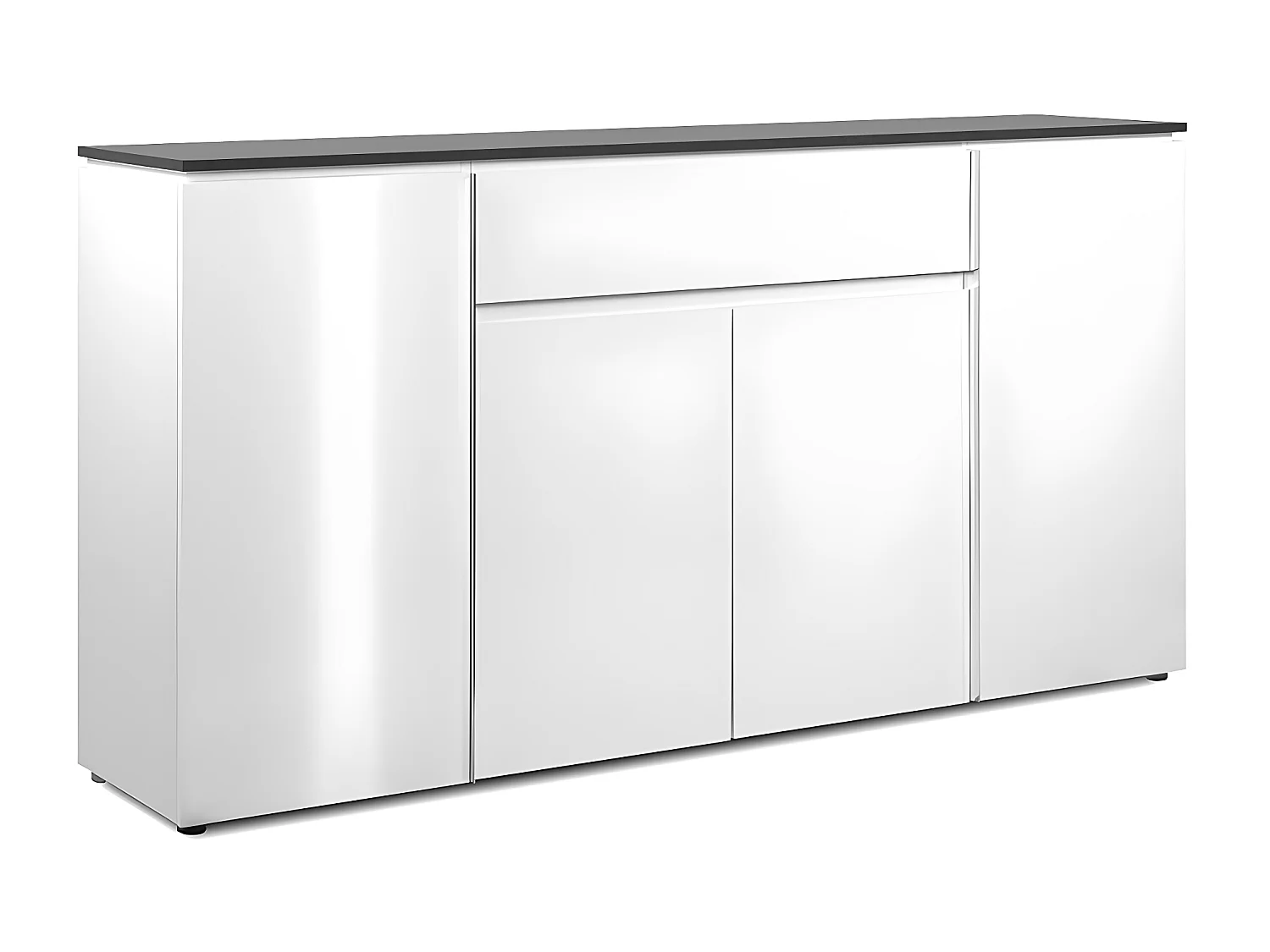 Buffet avec 4 portes et 1 tiroir L177,5 cm - BREST