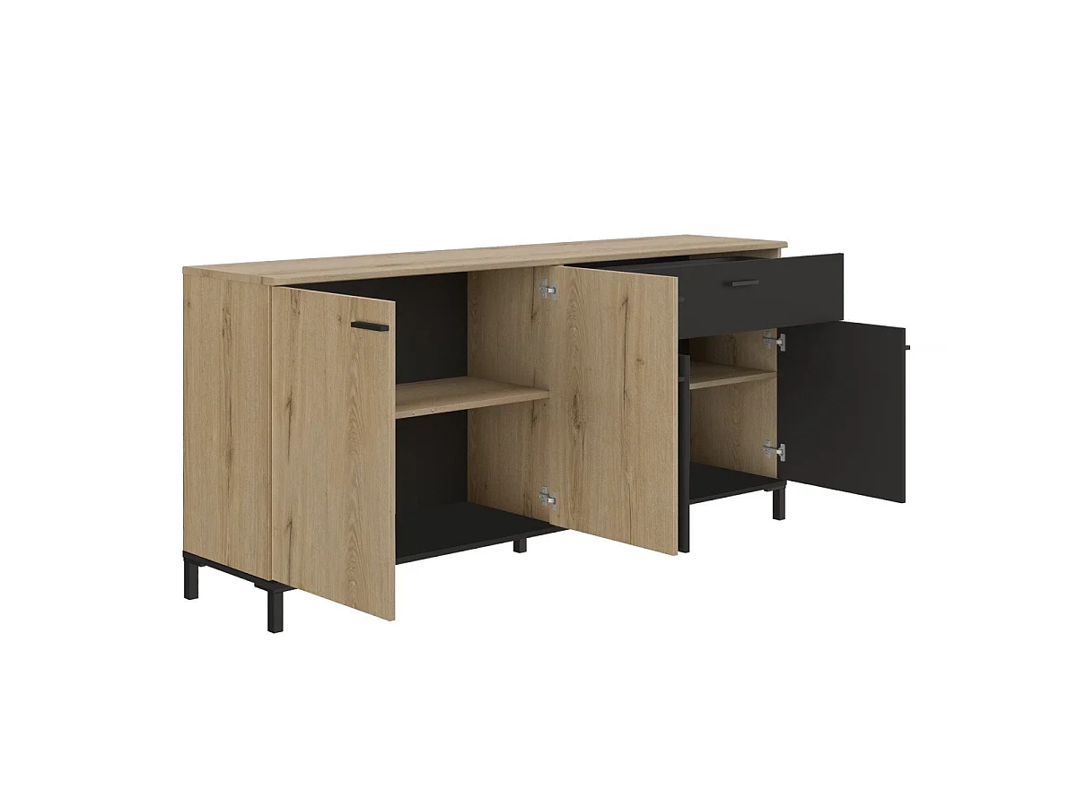 Enfilade 4 portes 1 tiroir L180 cm - TRUST