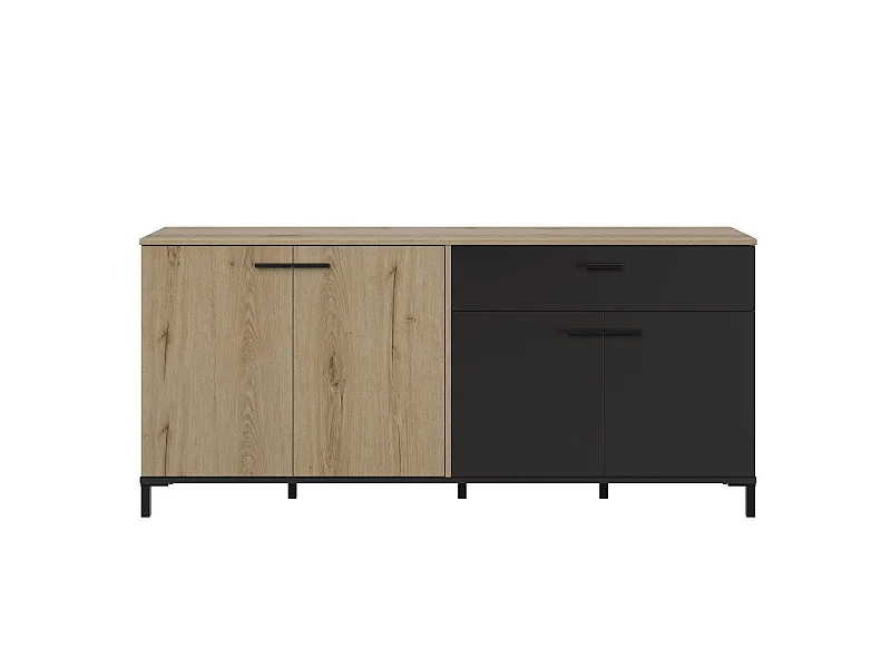 Enfilade 4 portes 1 tiroir L180 cm - TRUST