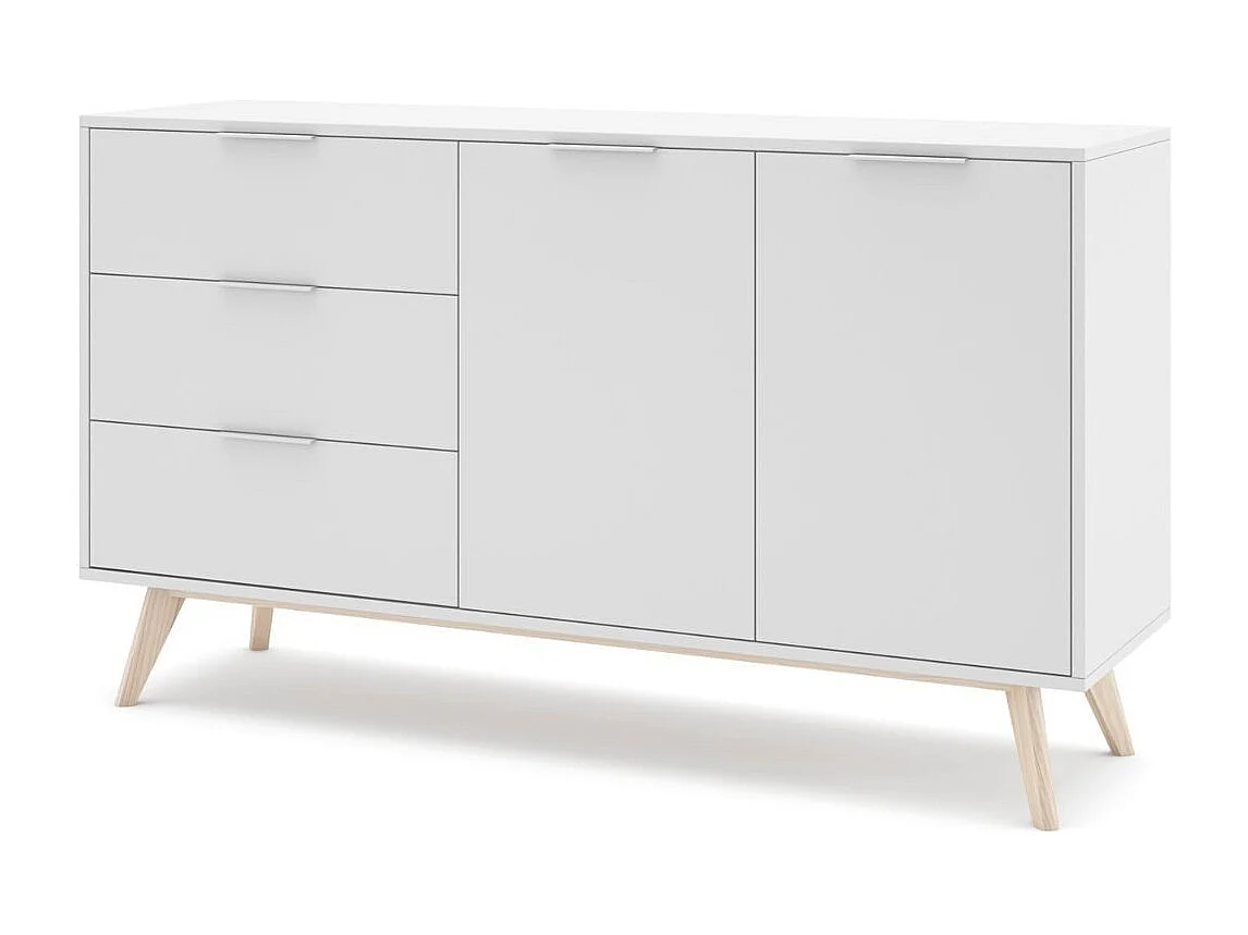 Buffet 2 portes, 3 tiroirs Campus - L140 cm