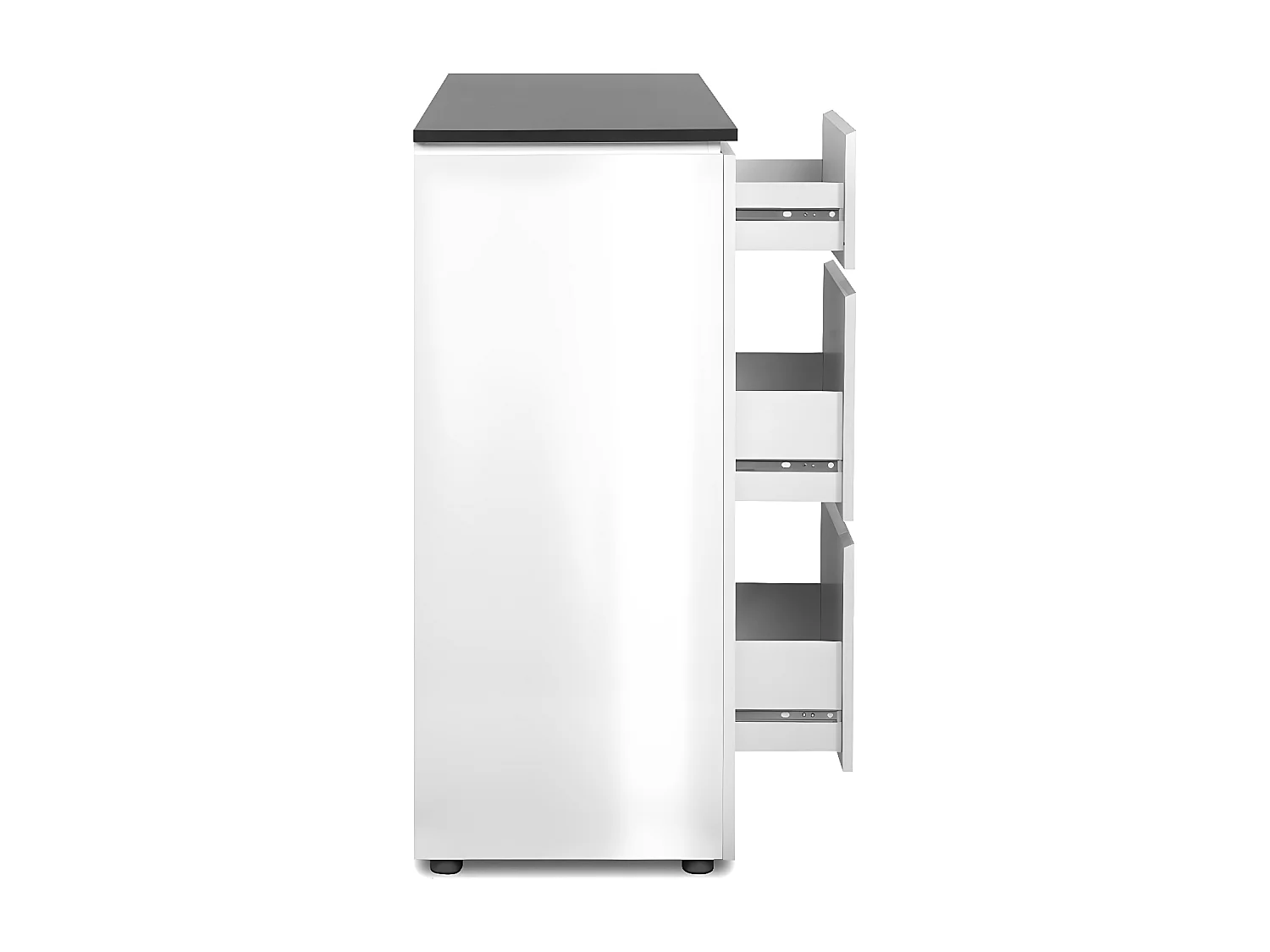 Buffet avec 2 portes et 3 tiroirs L133 cm - BREST