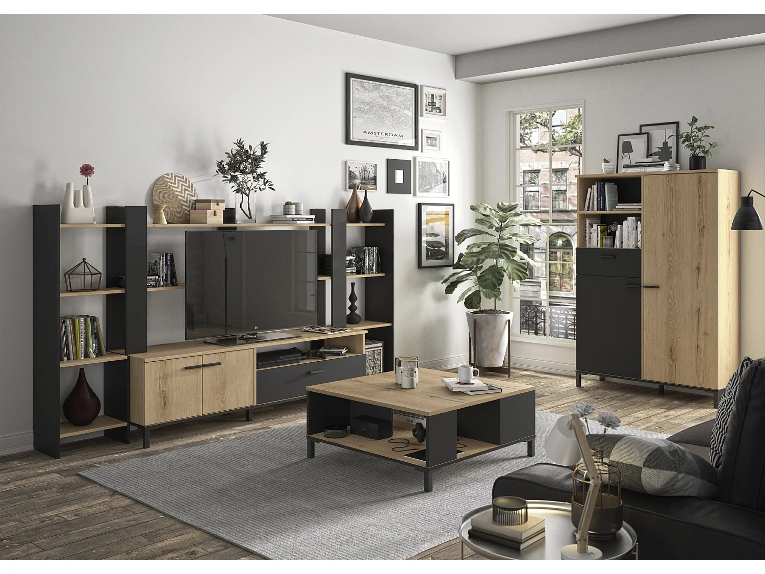 Salontafel vierkant L81 cm - TRUST