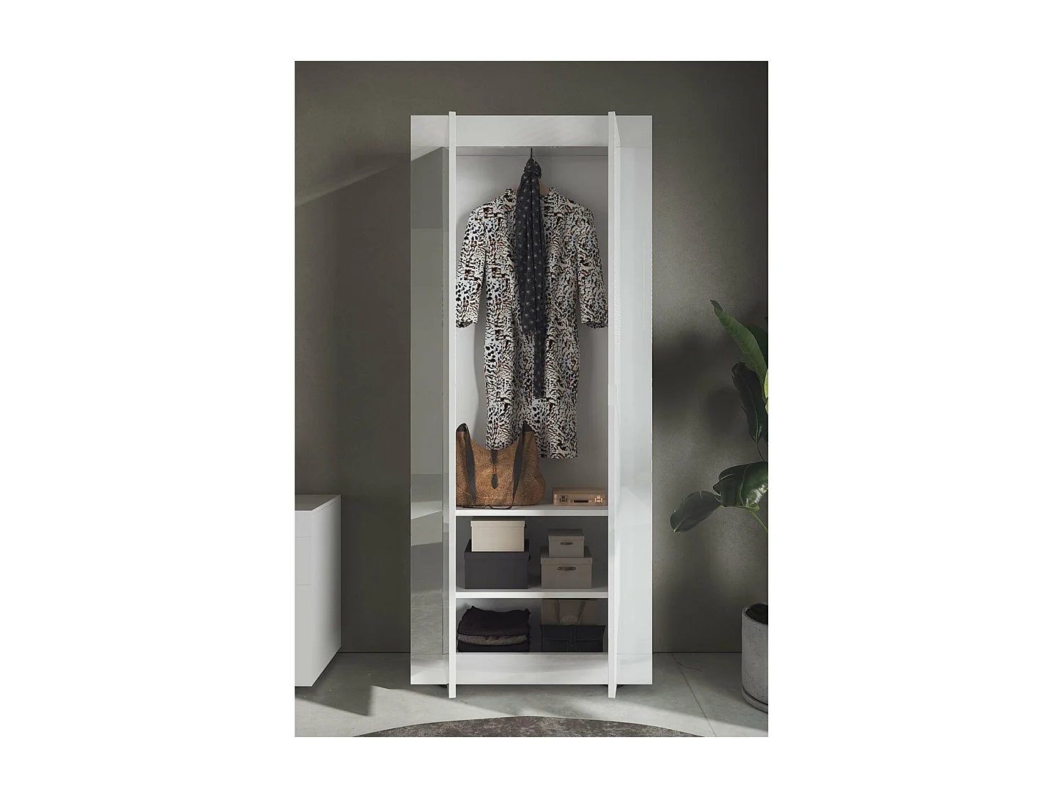 Armadio di stoccaggio con 2 porte Basic - H186,5 cm