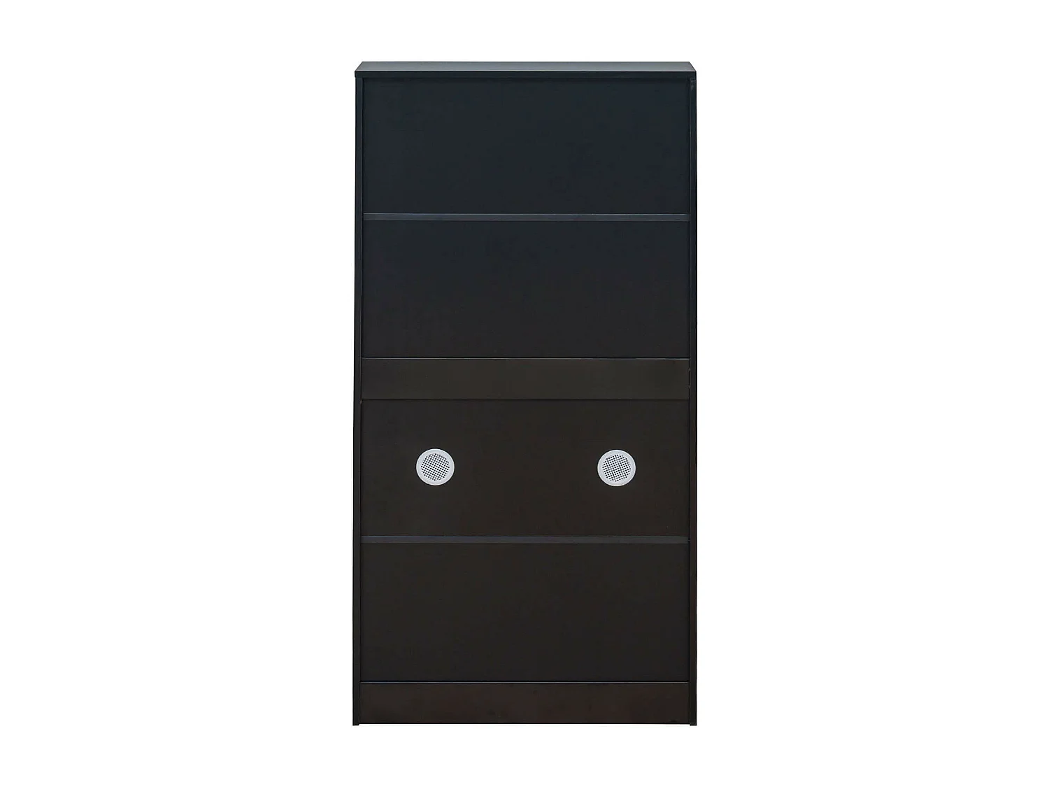 Scarpiera Rebecca Mobili Ekpe 119x60x23 MDF Nero Moderno