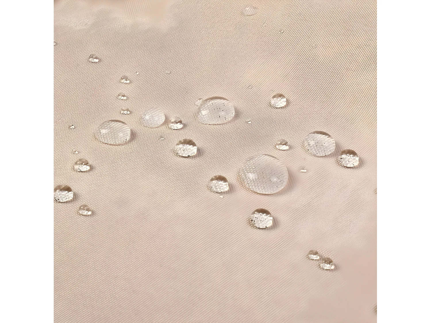 Toit pour Balancelle 191x132cm Imperméabilisé Auvent pour Balancelle Beige