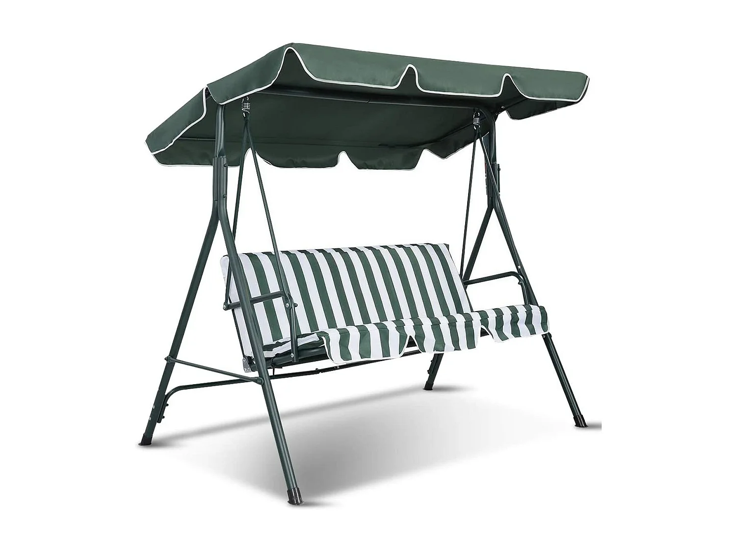 Toit pour Balancelle 196x110cm Imperméabilisé Auvent pour Balancelle Vert