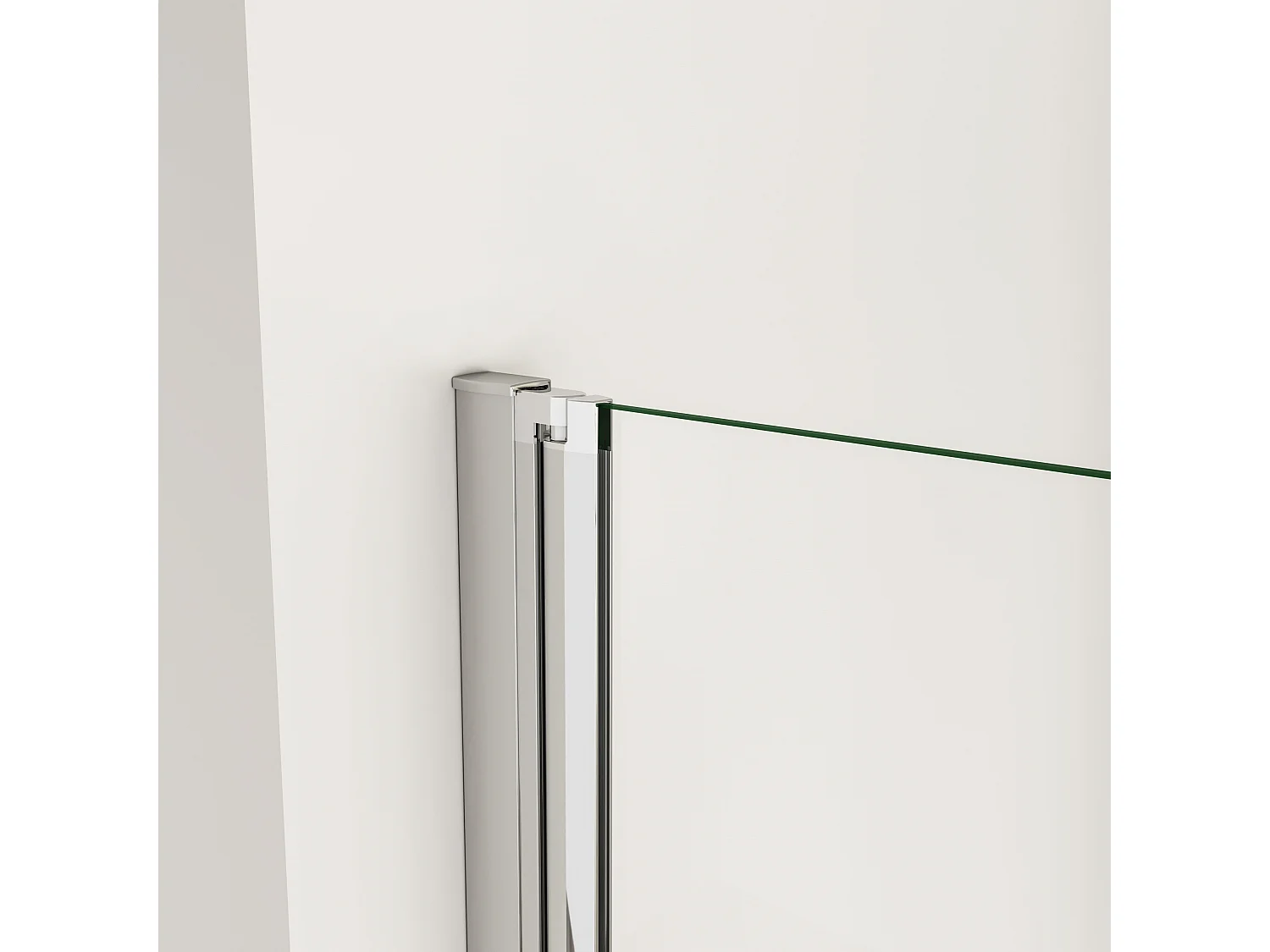 B:100xT:100x185cm Nischentür Drehtür Seitenwand Duschabtrennung Duschkabine  6mm NanoGlas