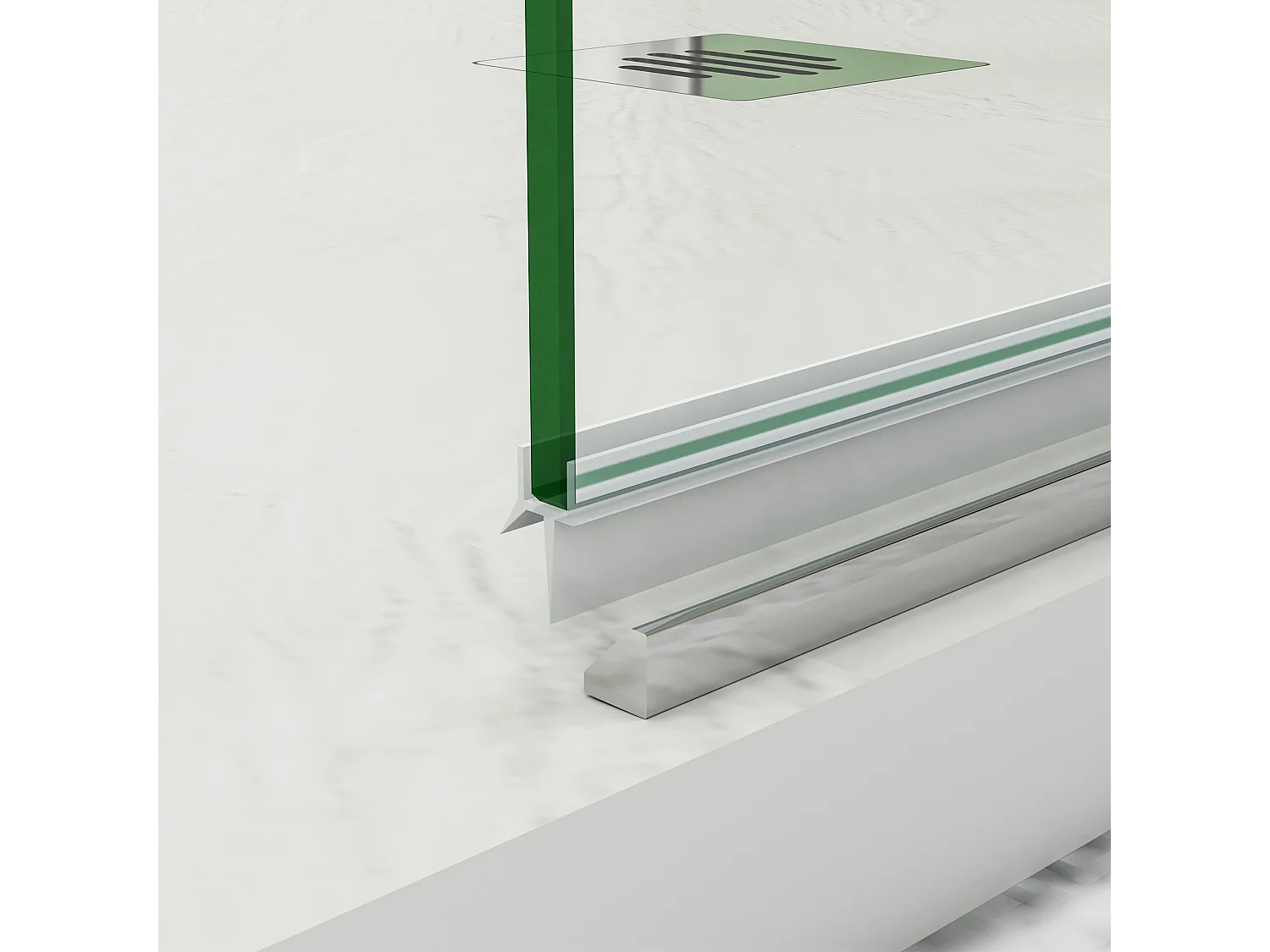 80x90x195cm Drehtür & Falttür(Walk in) Schwingtür Eckeinstieg Seitenwand Dusche Duschabtrennung