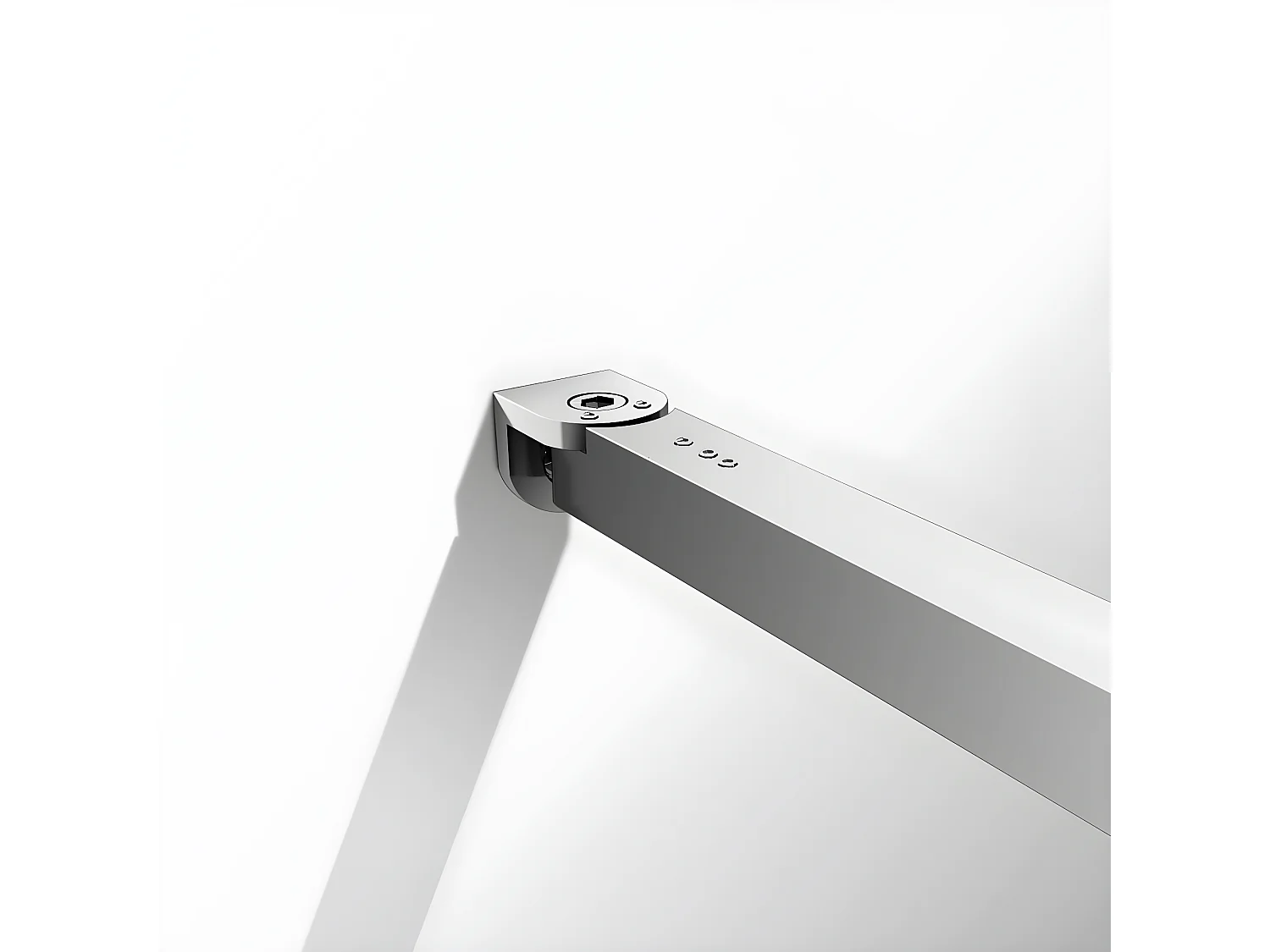 140x200cm+73-120cm Stabilisator 8mm Nano Sicherheitsglas Walk in Duschwand Duschabtrennung Höhe 200cm