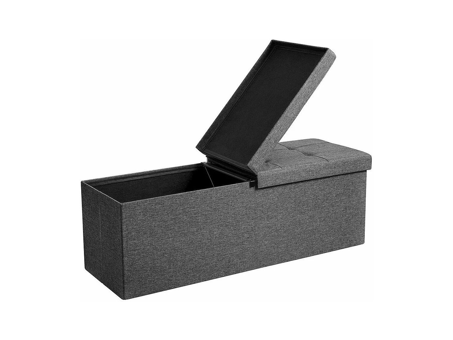 Coffre de rangement avec couvercle pliable - L110 cm
