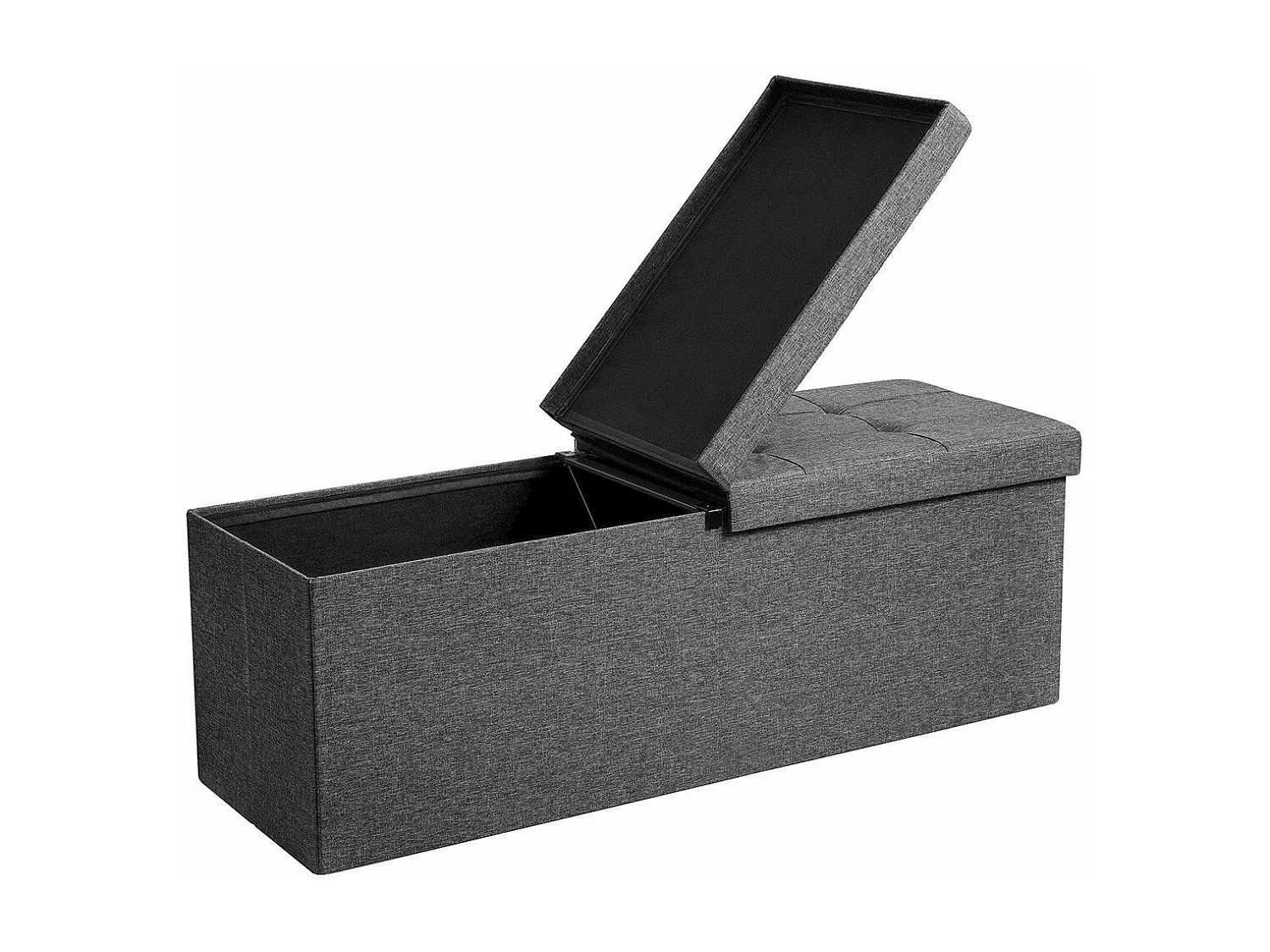 Coffre de rangement avec couvercle pliable - L110 cm