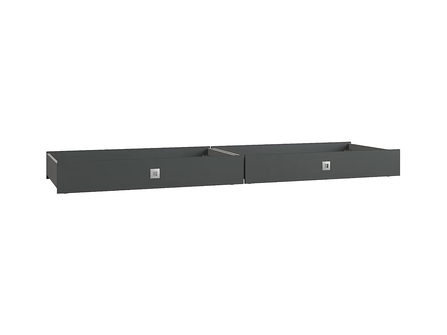 Lit 90x200 avec lot de 2 tiroirs - L96 cm