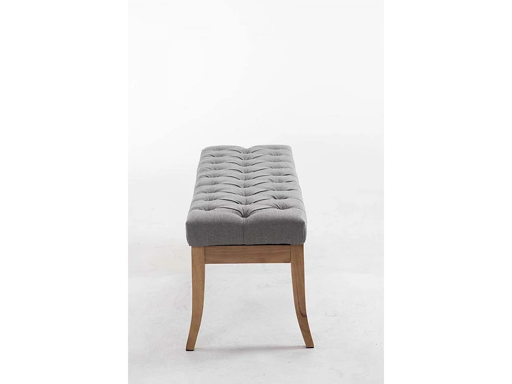 Banquette - Tissu & Bois - Gris - Ramses