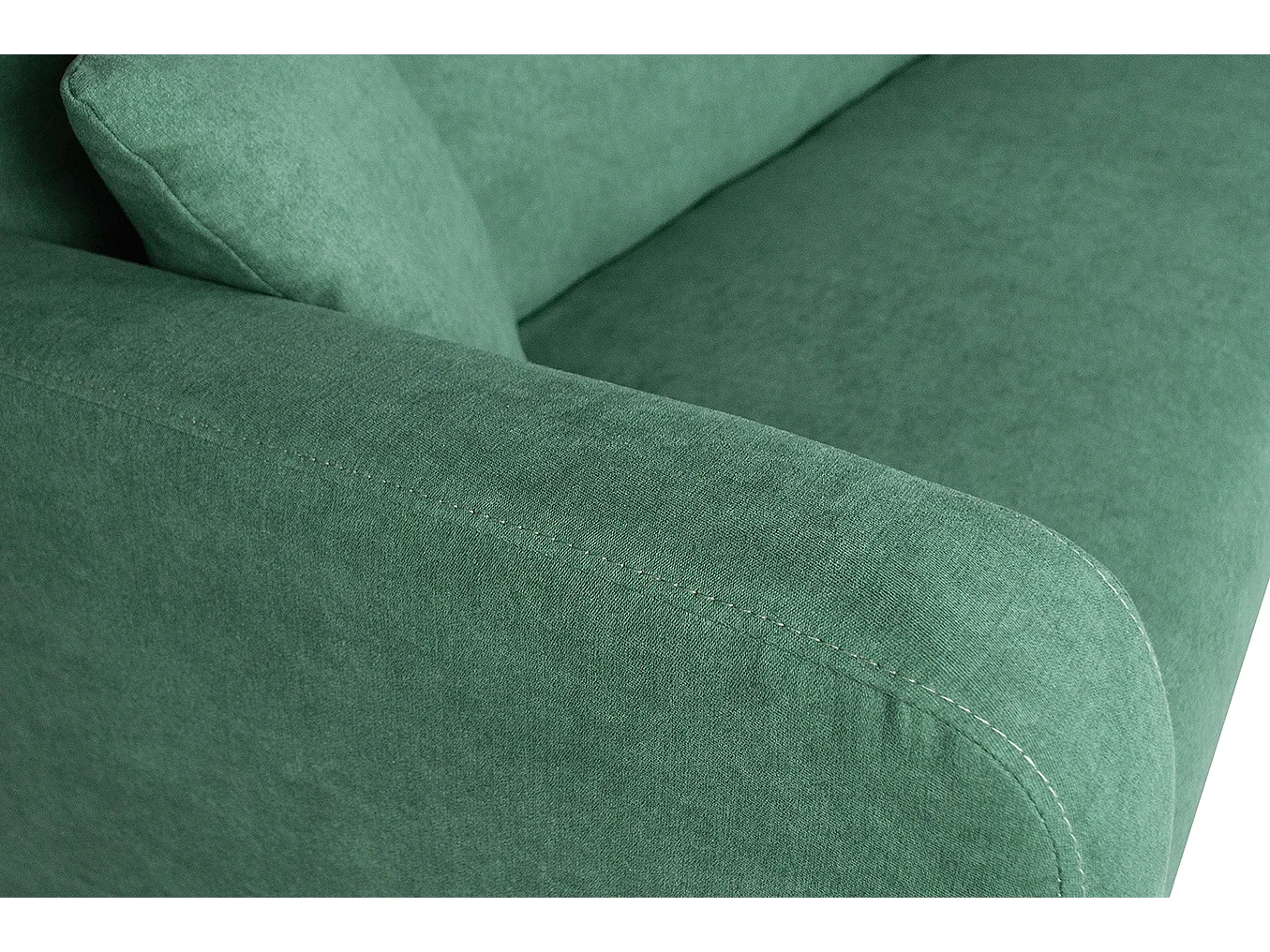 Divano letto clic clac in tessuto vellutato verde abete, divano 3 posti mod. Henry