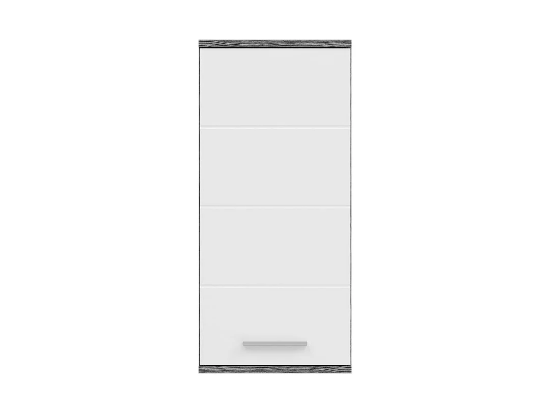 Blake ensemble de meubles de salle de bains B8 blanc brillant, gris.