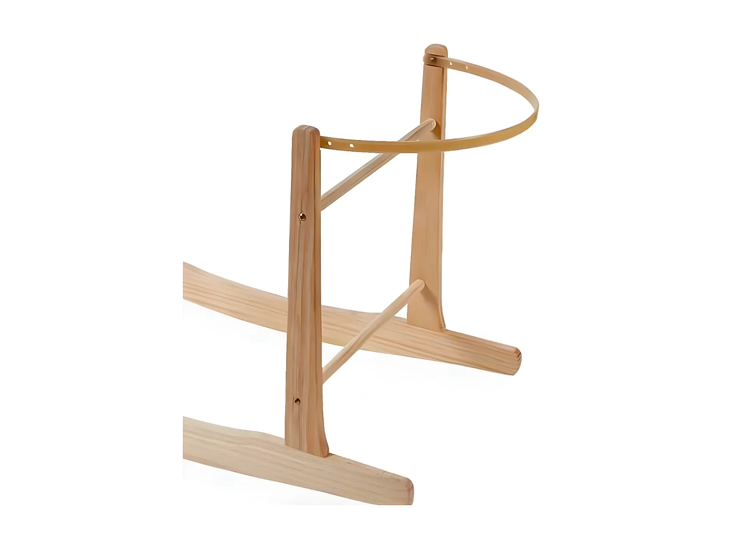 Pieds de chaise à bascule pour moïse bois beige 60x30/33,5x70/83,5cm