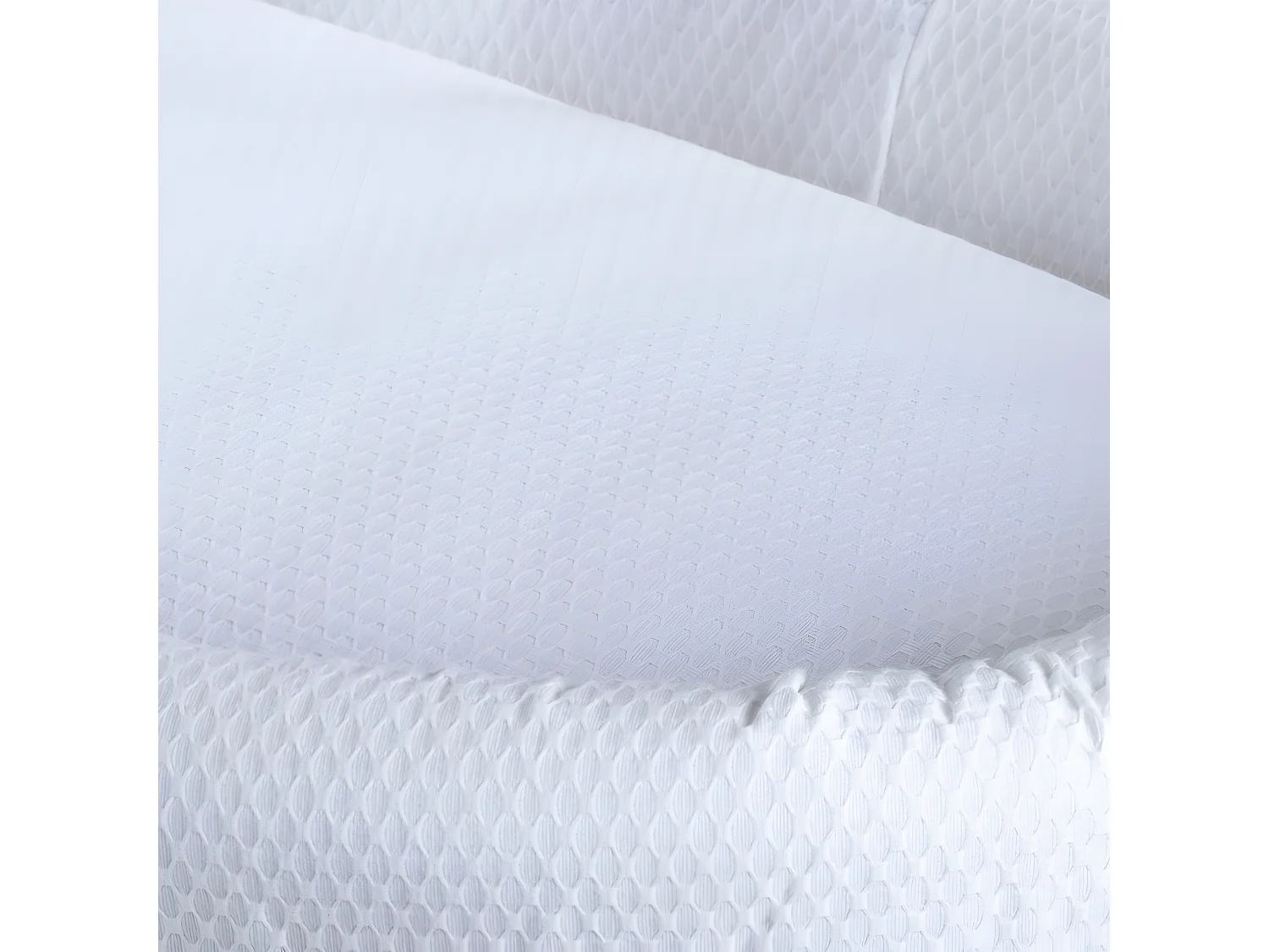 Berço de vime branco 26 x 29 x 68cm