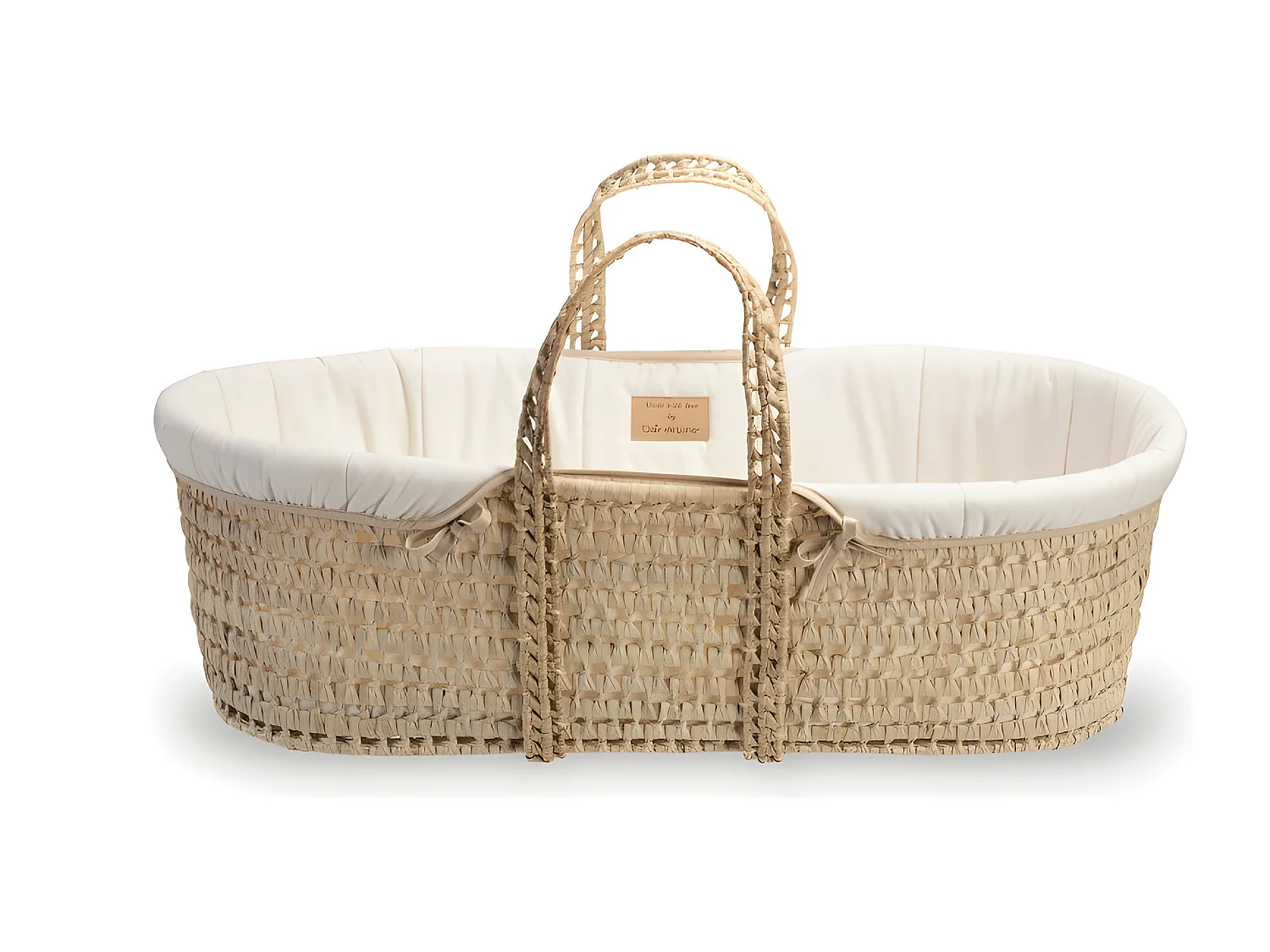 Moisés de palma beige 24x28x75cm