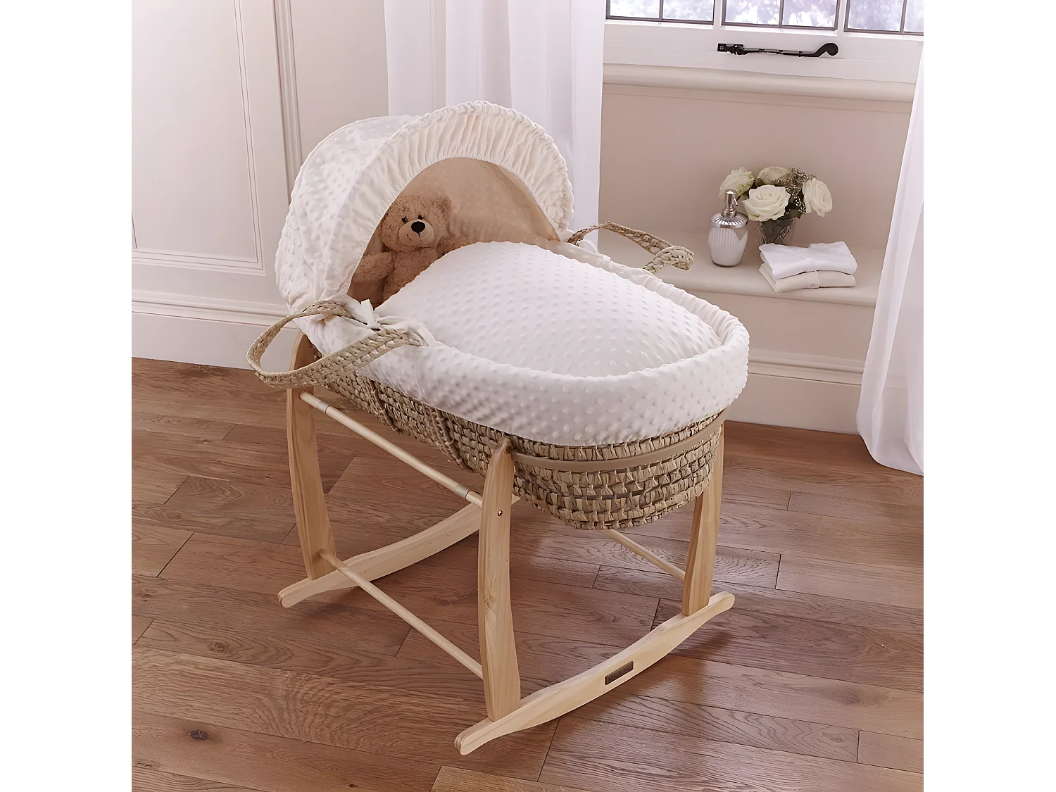 Culla a palma beige 84x44x25 cm