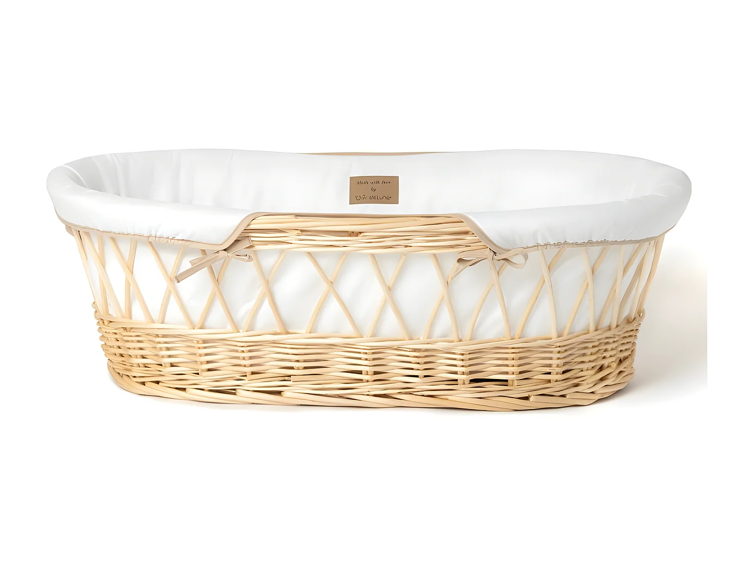 Moseskorb weiß 27 x 30 x 68cm