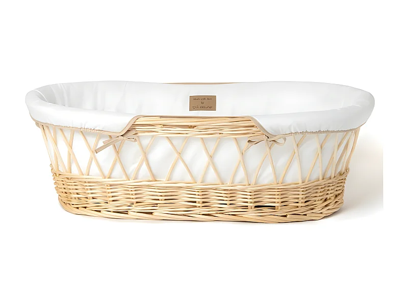 Moseskorb weiß 27 x 30 x 68cm