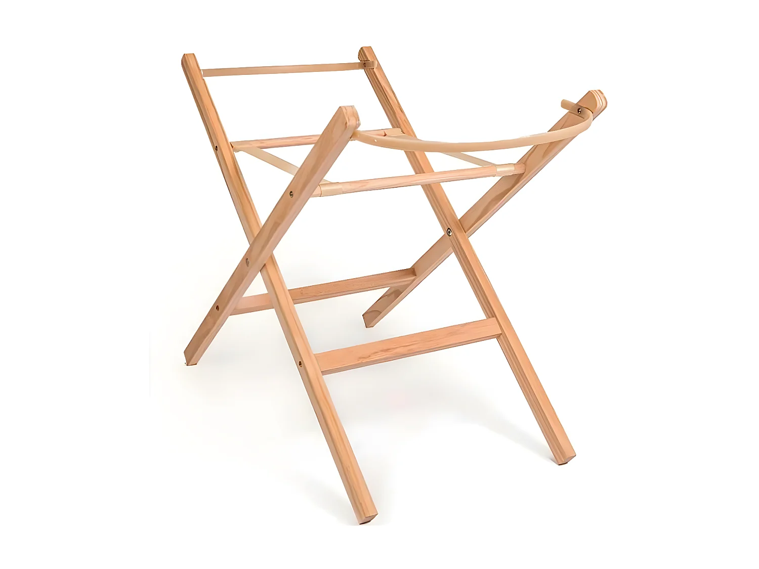 Pieds de chaise bascule pour moïse bois beige 57,5x30/37x76,5/83,5cm