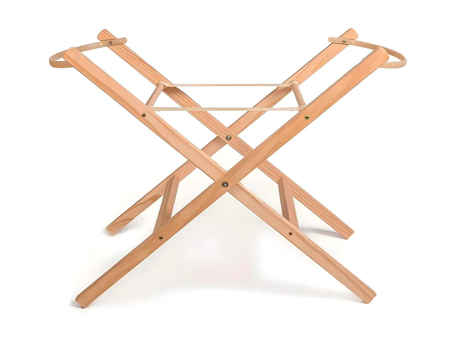 Pieds de chaise bascule pour moïse bois beige 57,5x30/37x76,5/83,5cm