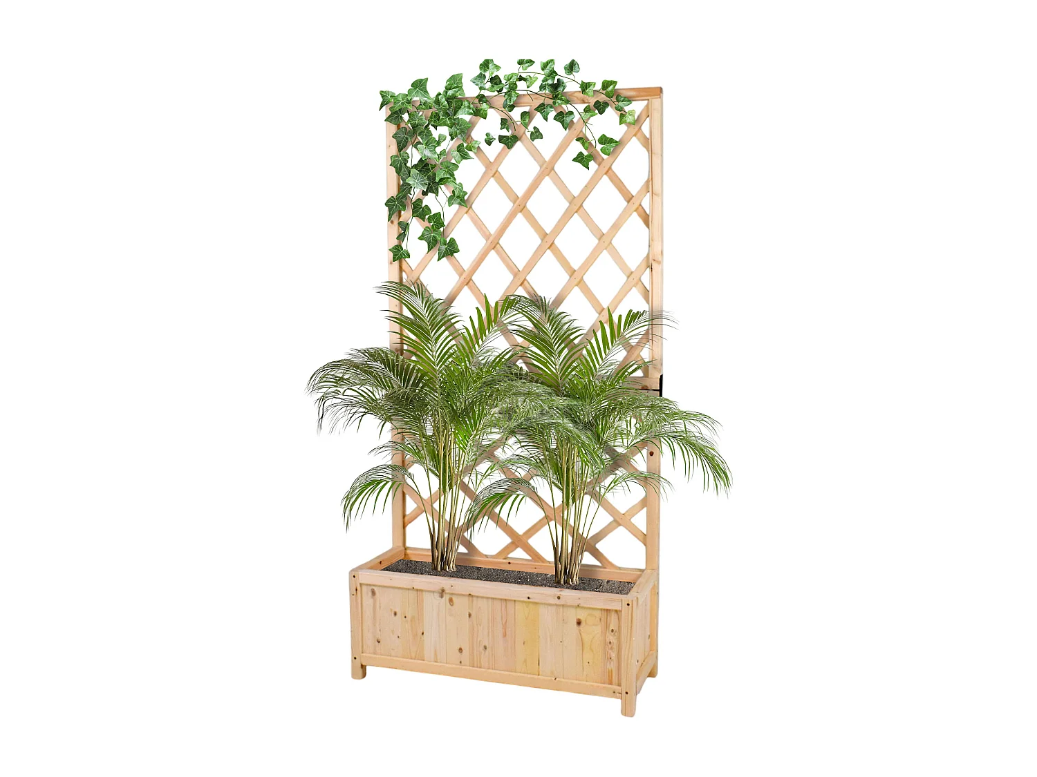 Dorothy - Jardinière en bois de cèdre imprégné avec espalier H180 cm