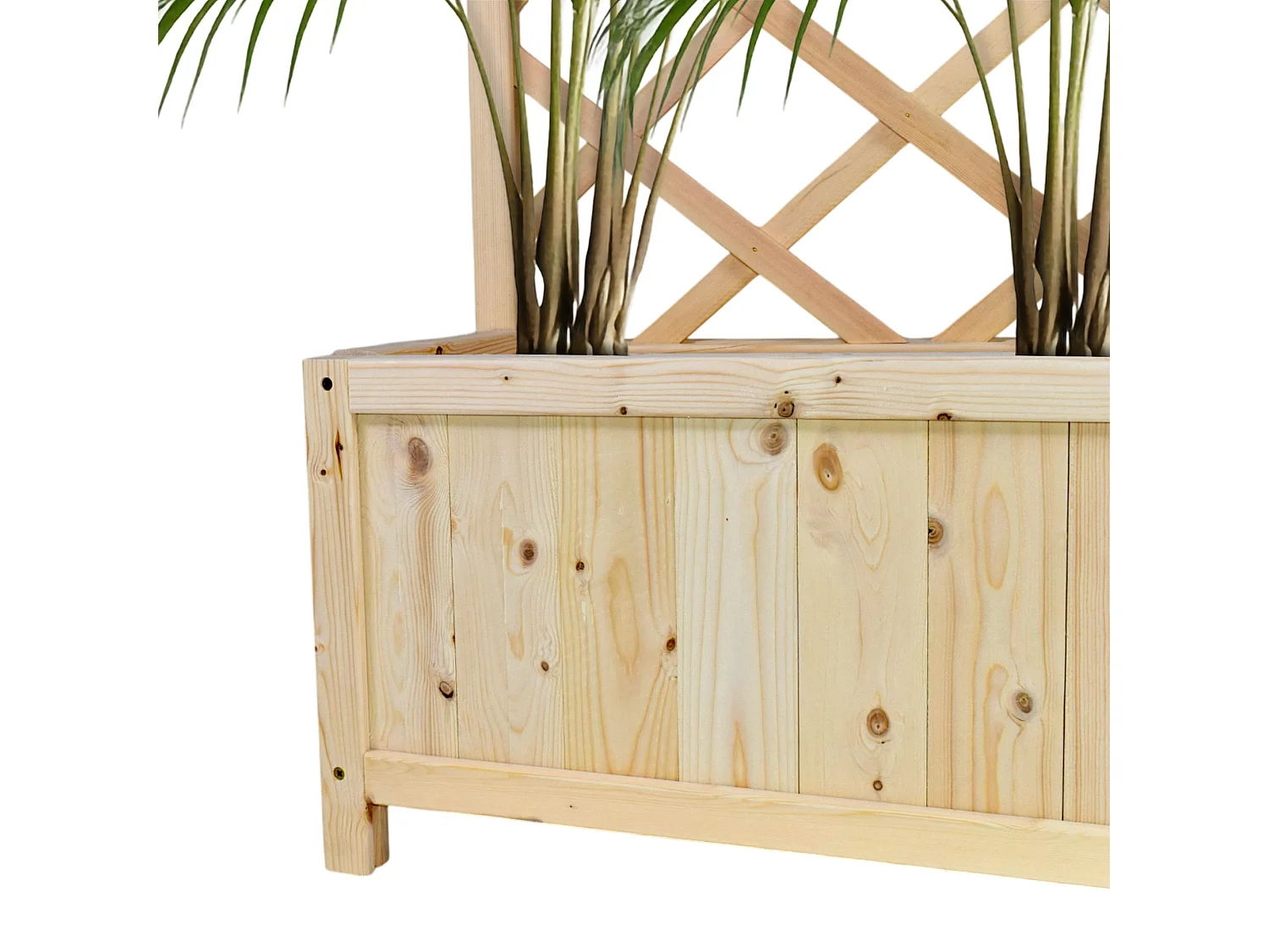 Dorothy - Jardinière en bois de cèdre imprégné avec espalier H180 cm