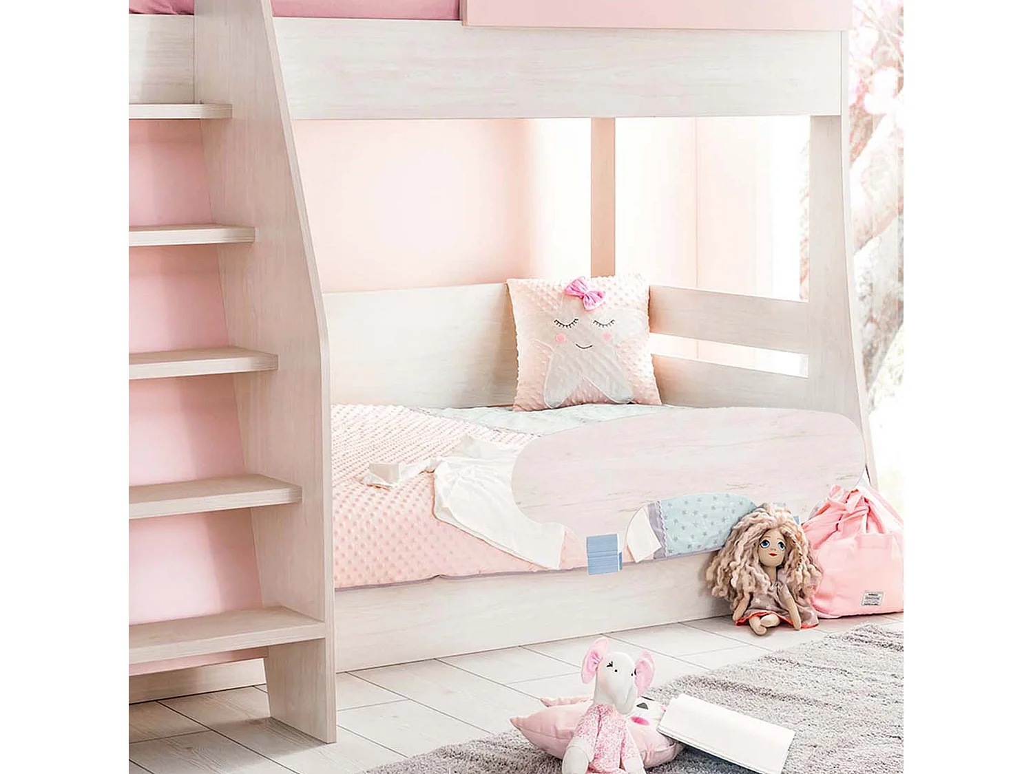 Veiligheidsrek acacia 35x2x119cm