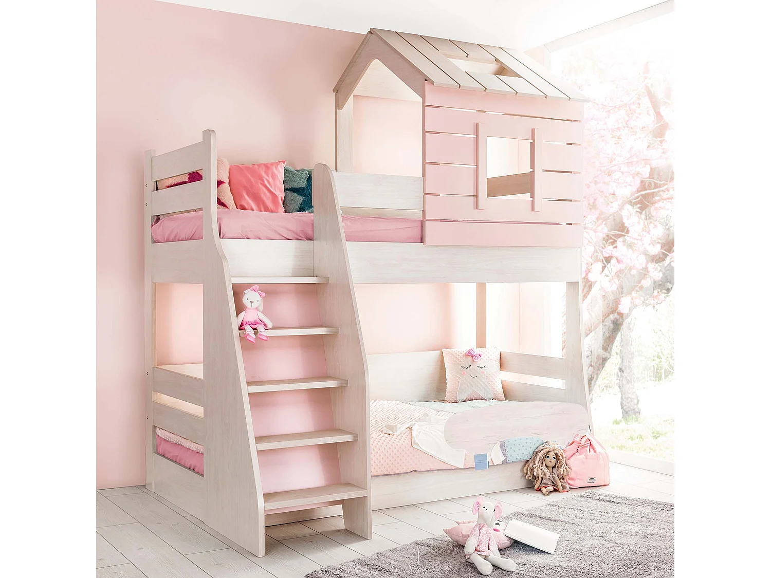 Veiligheidsrek acacia 35x2x119cm