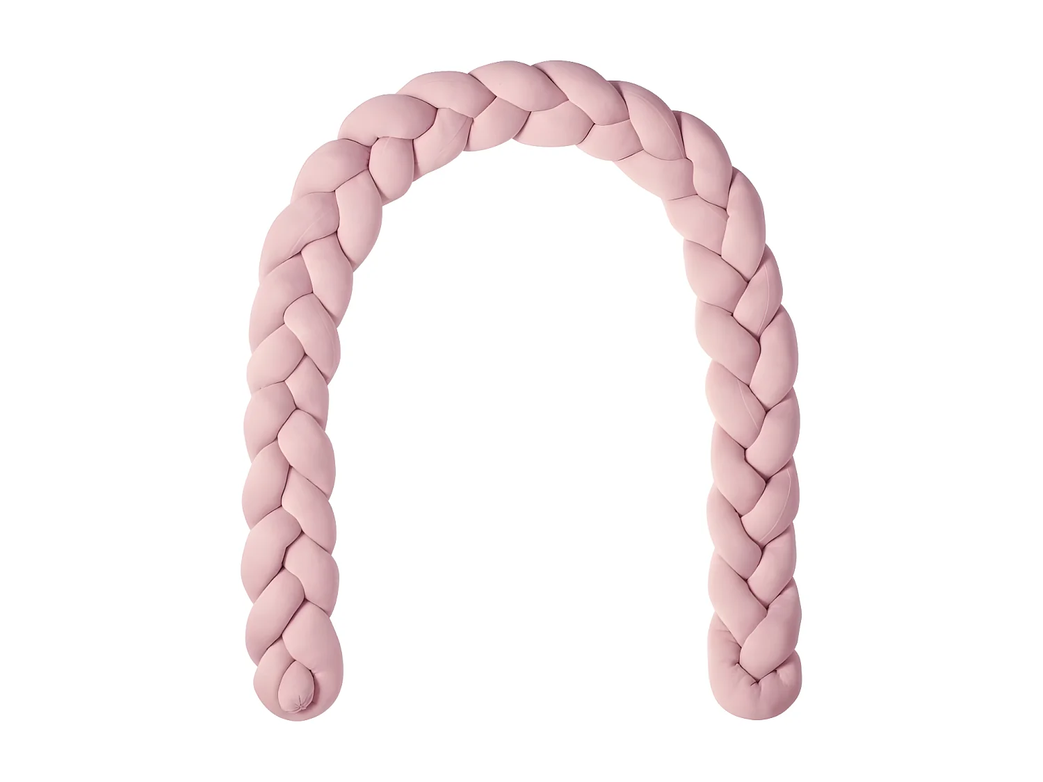 Protezione del letto in poliestere rosa 150x11cm