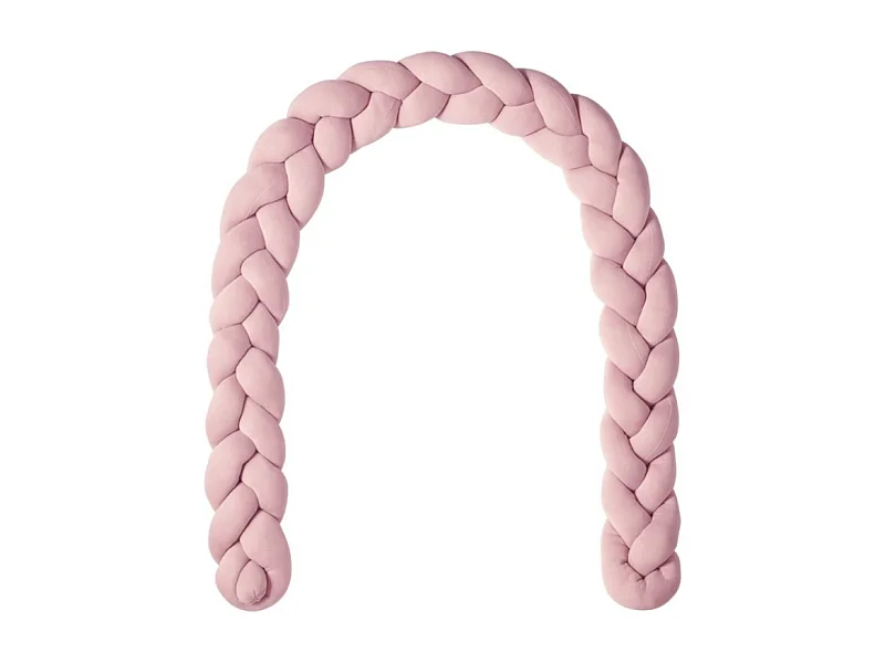 Protezione del letto in poliestere rosa 150x11cm