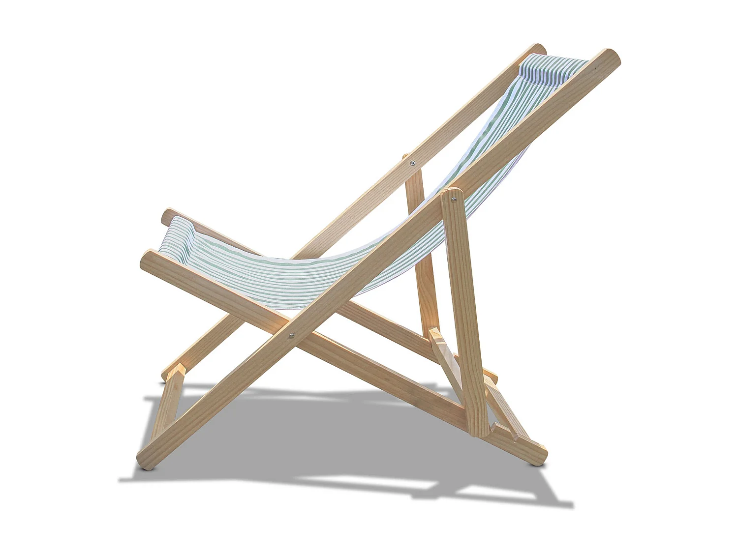 Tamigi - Conjunto de 2 cadeiras em madeira maciça e textilene