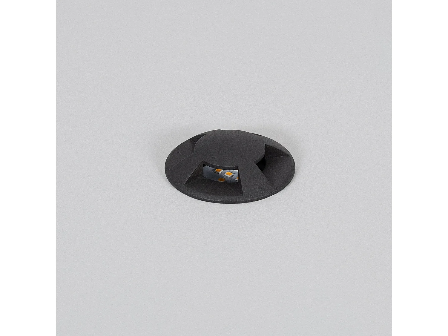 Balise Extérieure LED Encastrable Sol 4L 24V DC Loto Noire