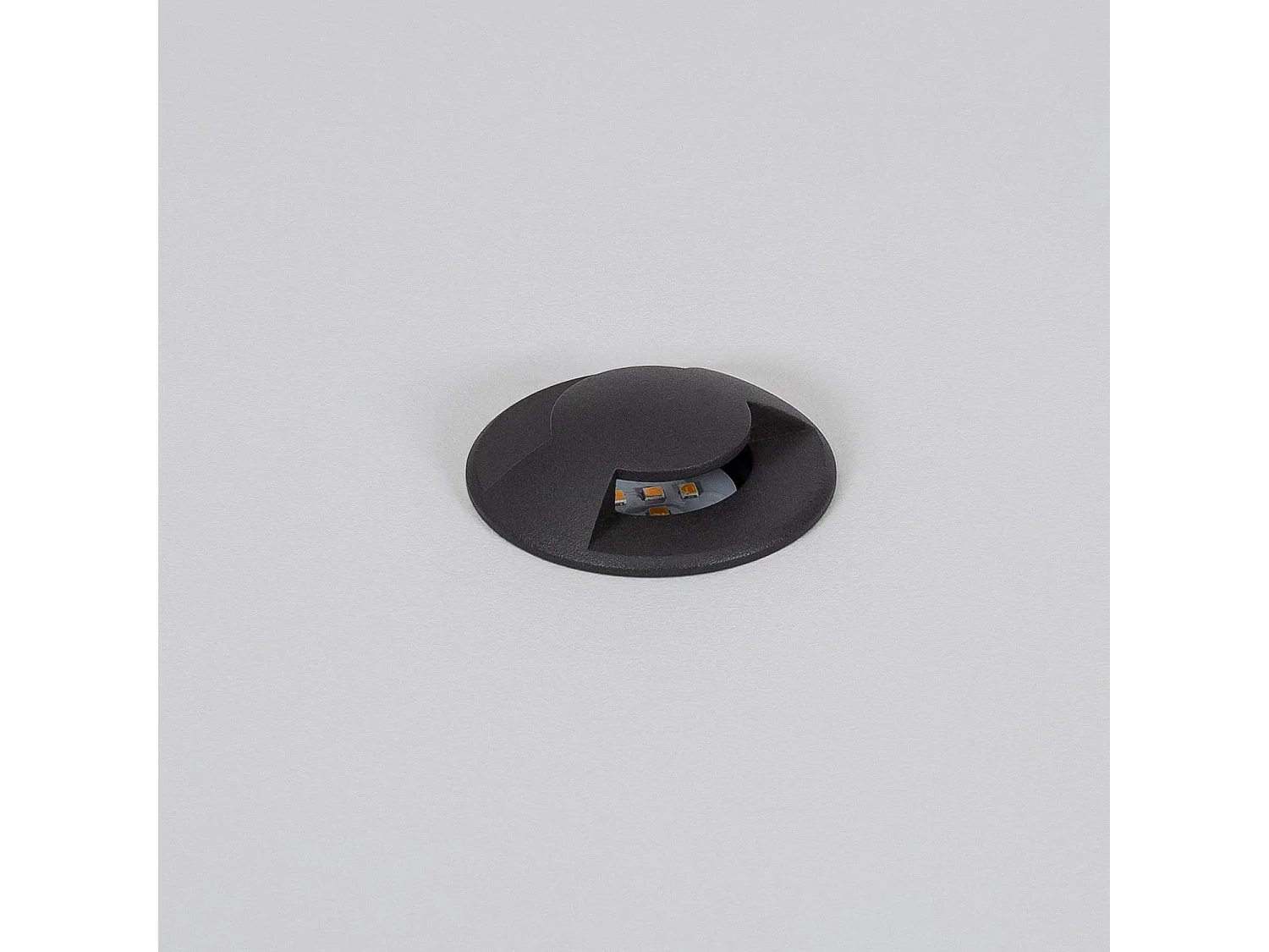 Balise Extérieure LED Encastrable Sol 2L 24V DC Loto Noire 4000K Blanc neutre