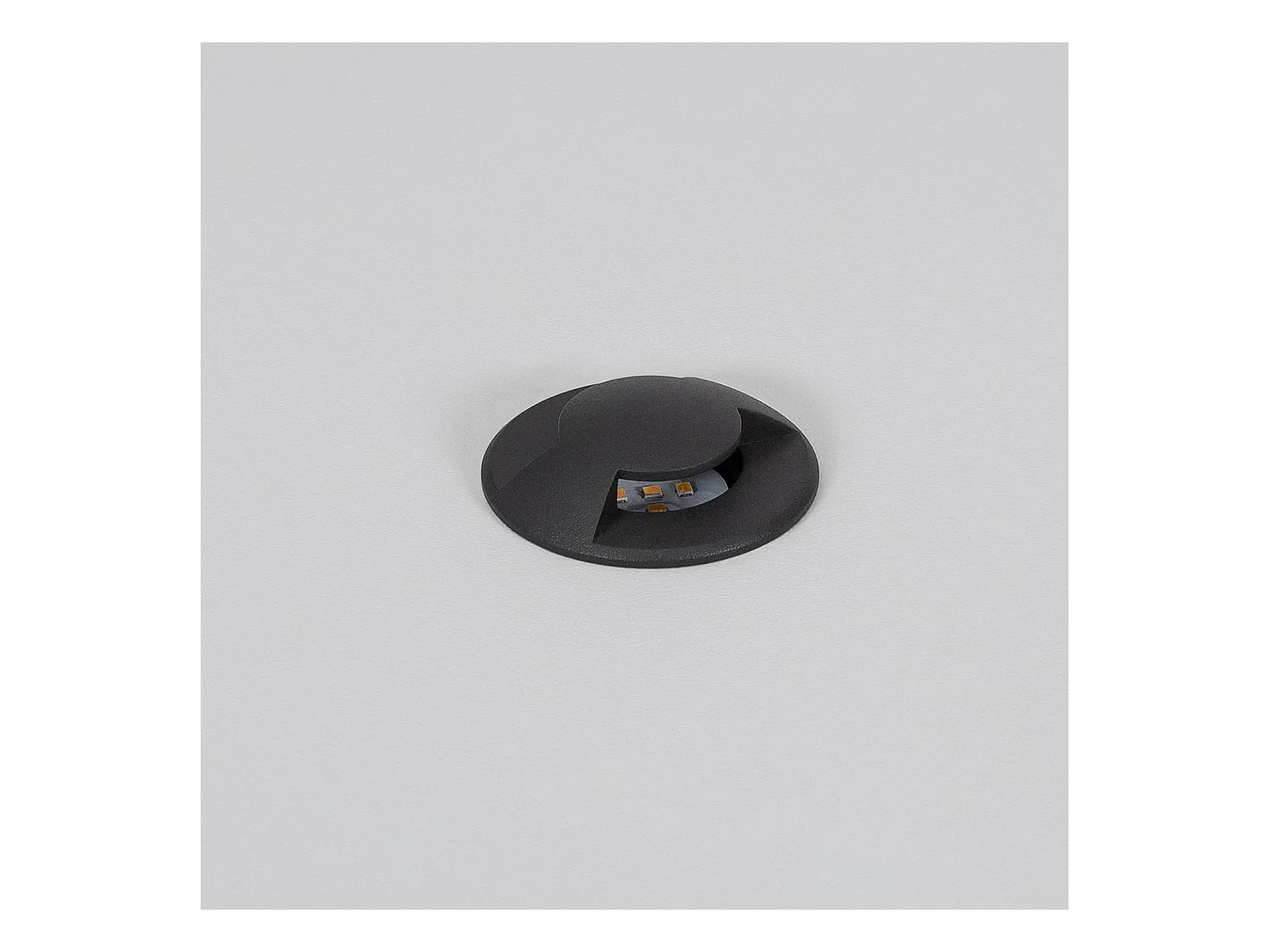 Balise Extérieure LED Encastrable Sol 2L 24V DC Loto Noire 4000K Blanc neutre