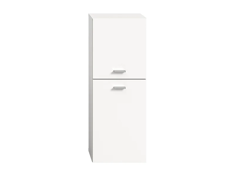 Boston - Meuble bas (L/H/P : 30x80x29 cm) en mélaminé blanc