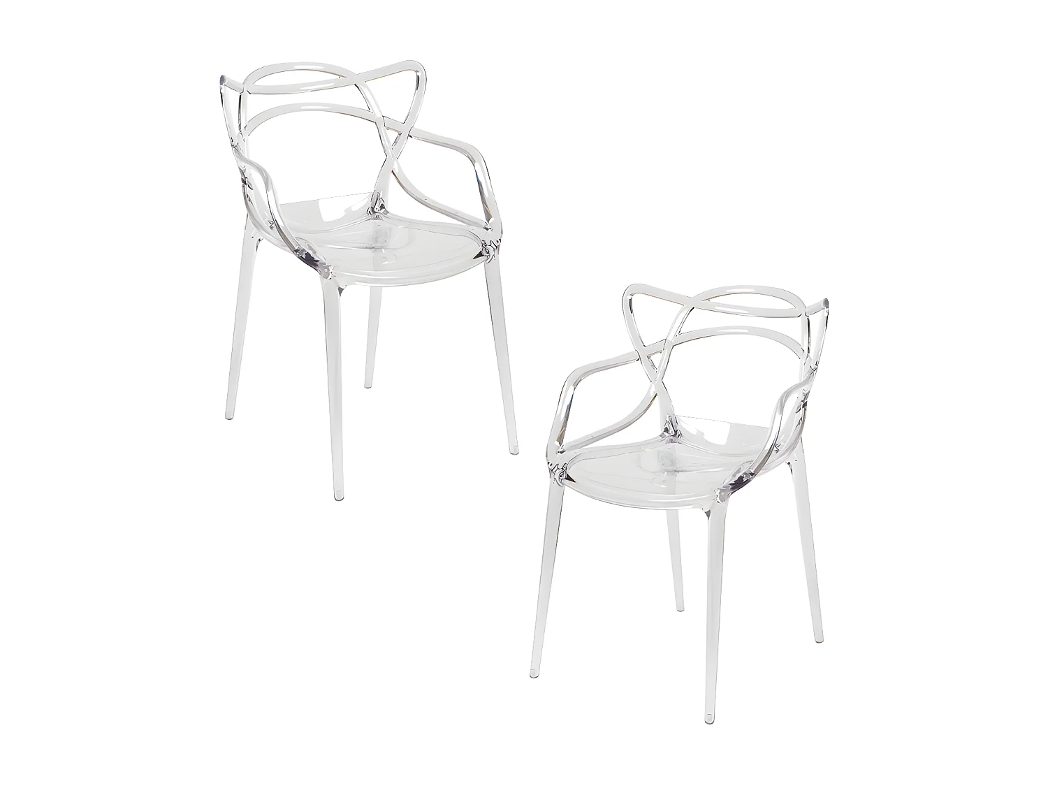 Pack 2 Sillas Korme Transparente