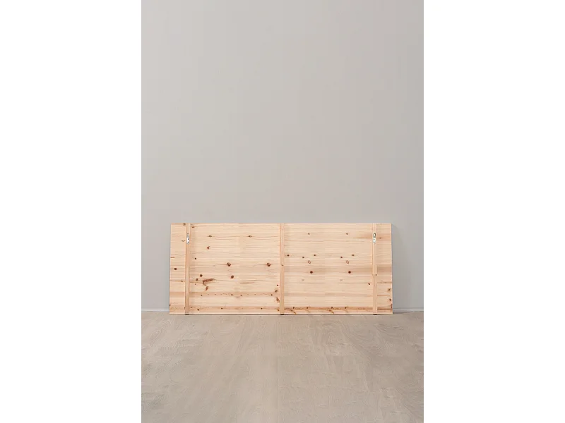 Muebles - Cabecero Lyna Madera para camas de 160 y 150 cm - Blanco