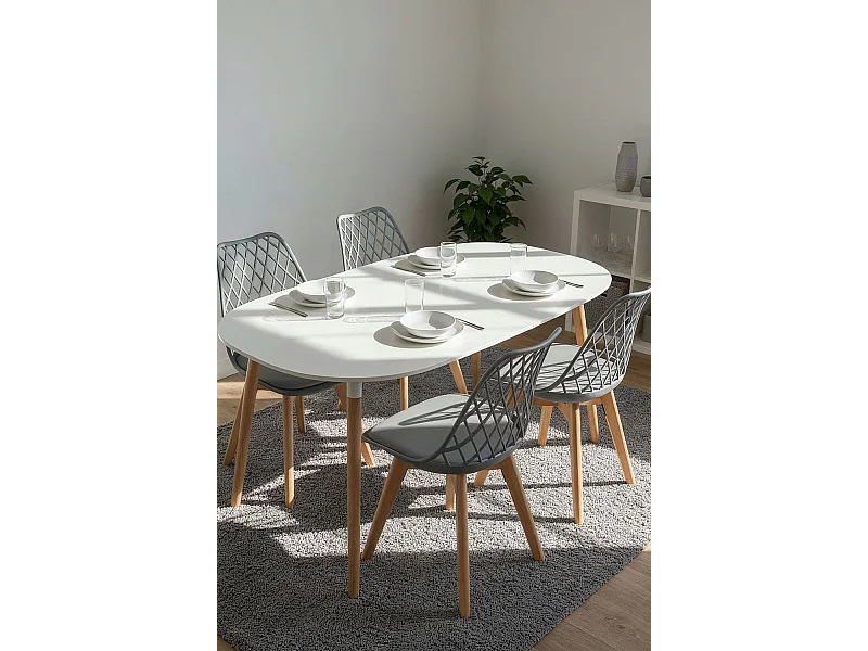Packs Sillas Comedor - Pack 4 Sillas Mima - Gris claro
